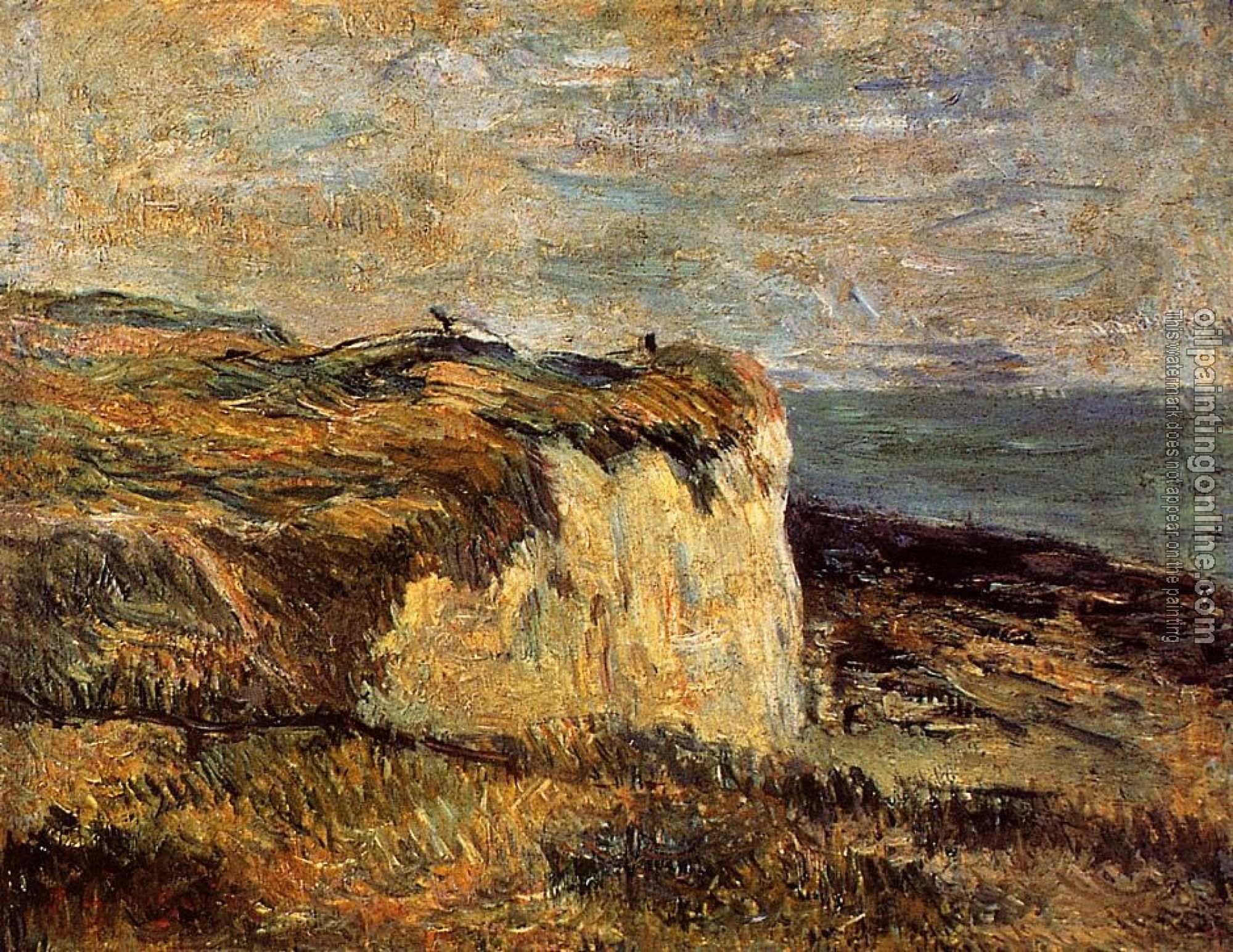 Gauguin, Paul - Cliff near Dieppe